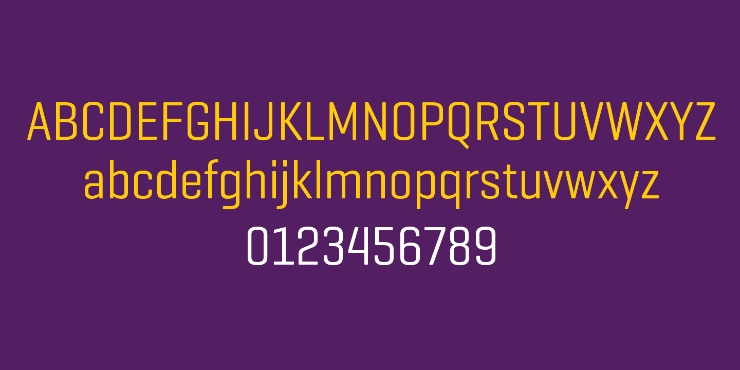Example font Geogrotesque Compressed #13